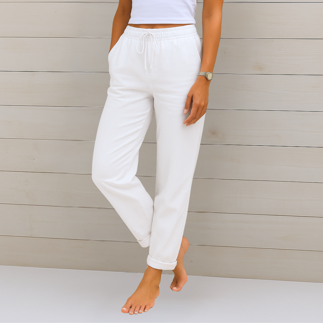 Elizabeth – Pantalon extensible décontracté