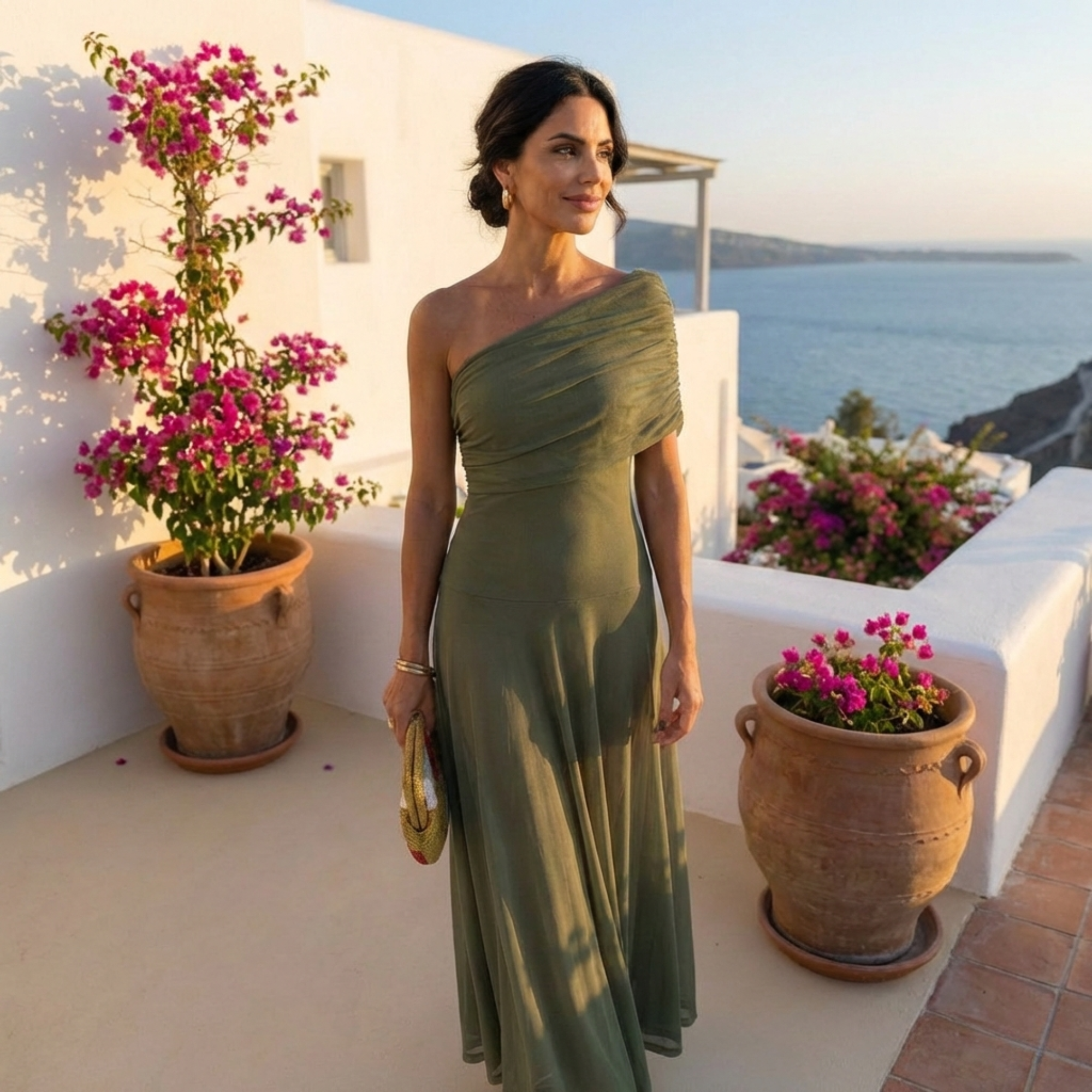 Uma | Robe ample fluide au design élégant