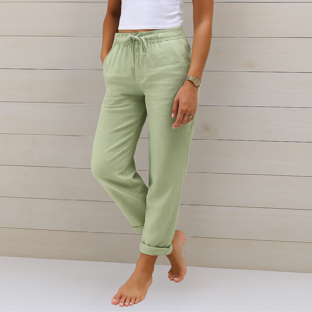 Elizabeth – Pantalon extensible décontracté