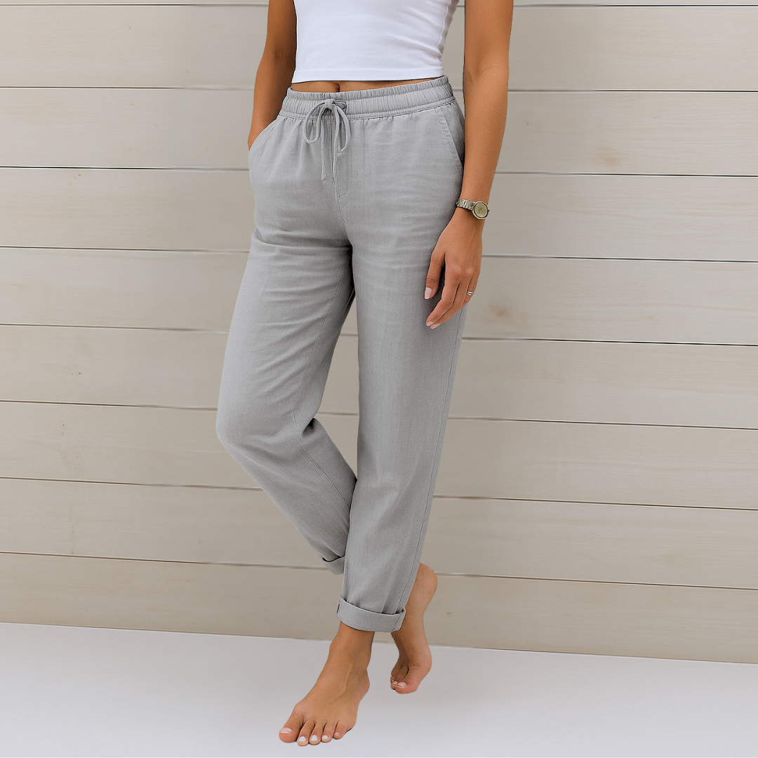 Elizabeth – Pantalon extensible décontracté