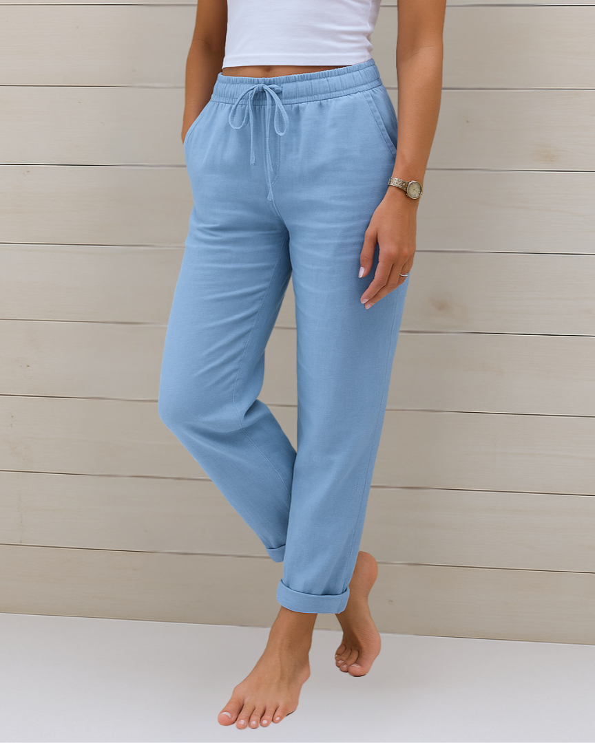 Elizabeth – Pantalon extensible décontracté