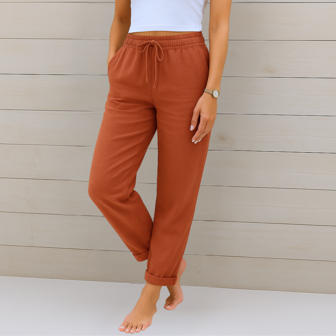 Elizabeth – Pantalon extensible décontracté