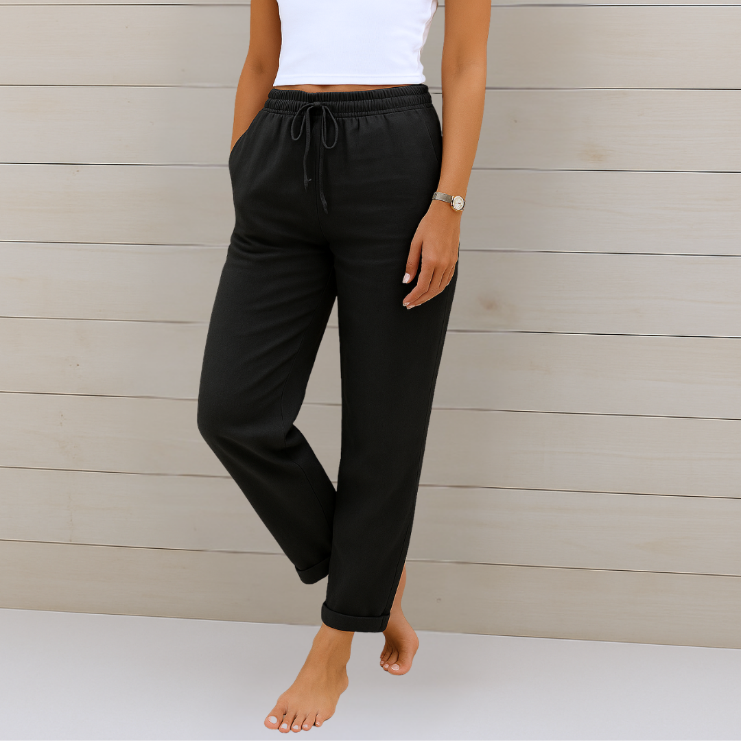 Elizabeth – Pantalon extensible décontracté