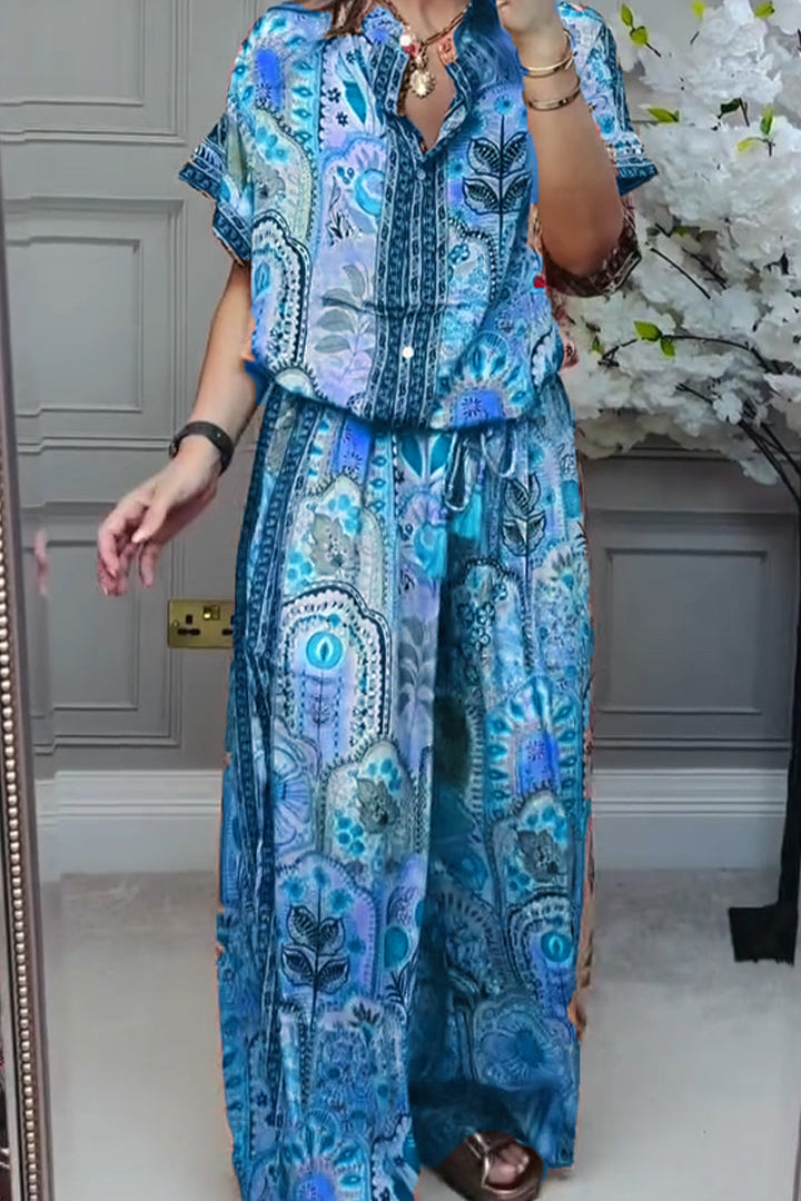 Seren Printed Casual Suit