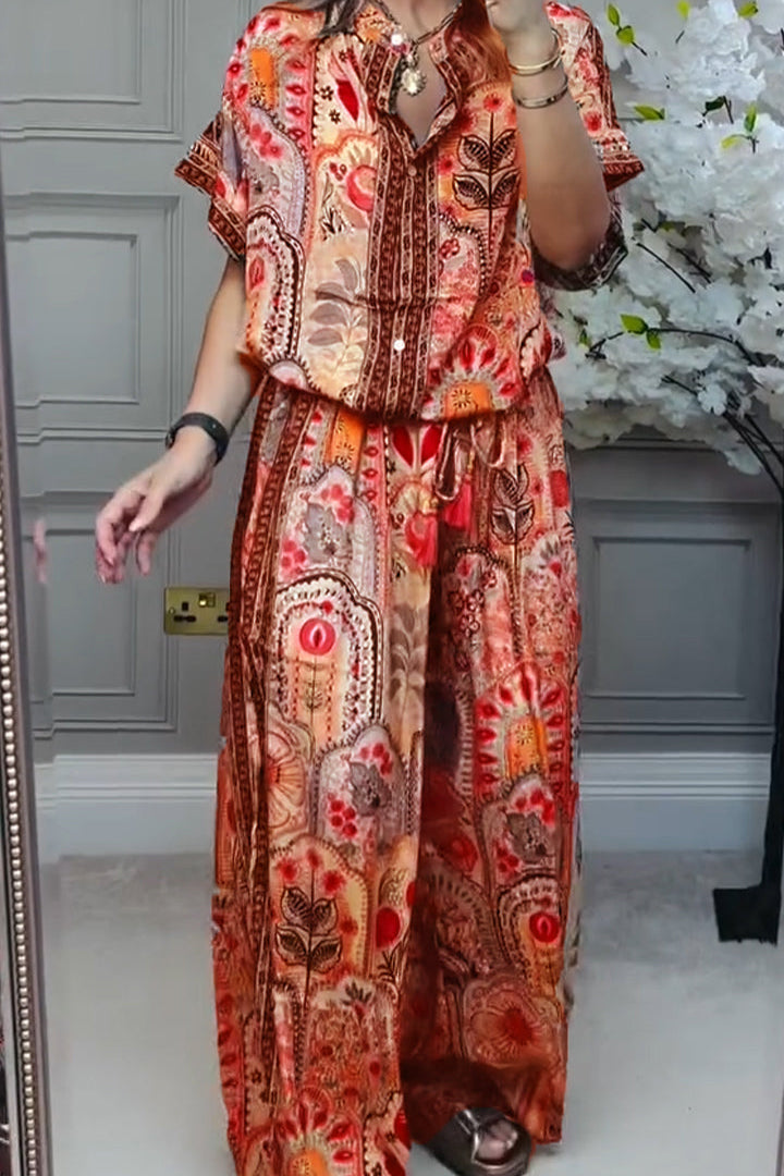 Seren Printed Casual Suit