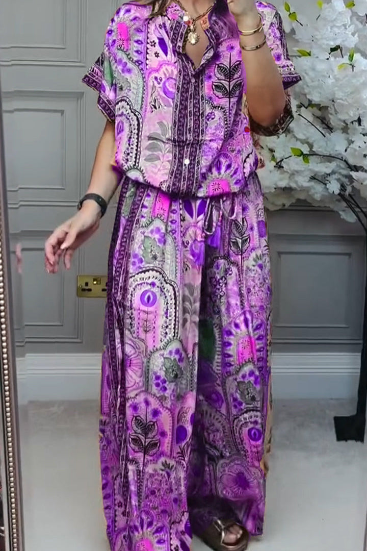 Seren Printed Casual Suit