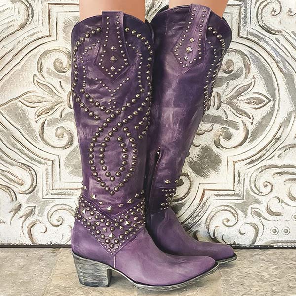 Bottes western hautes