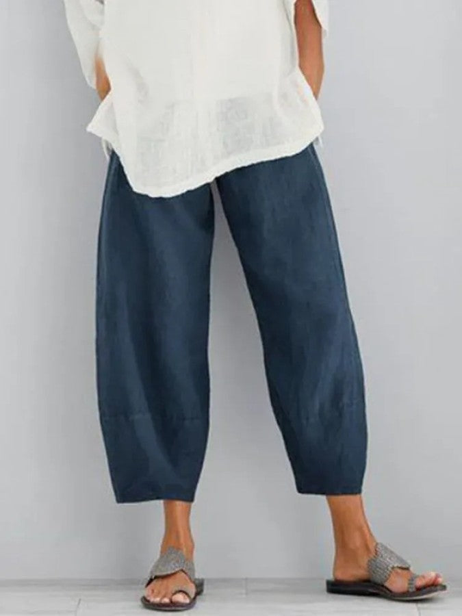 Margaret – Pantalon court décontracté