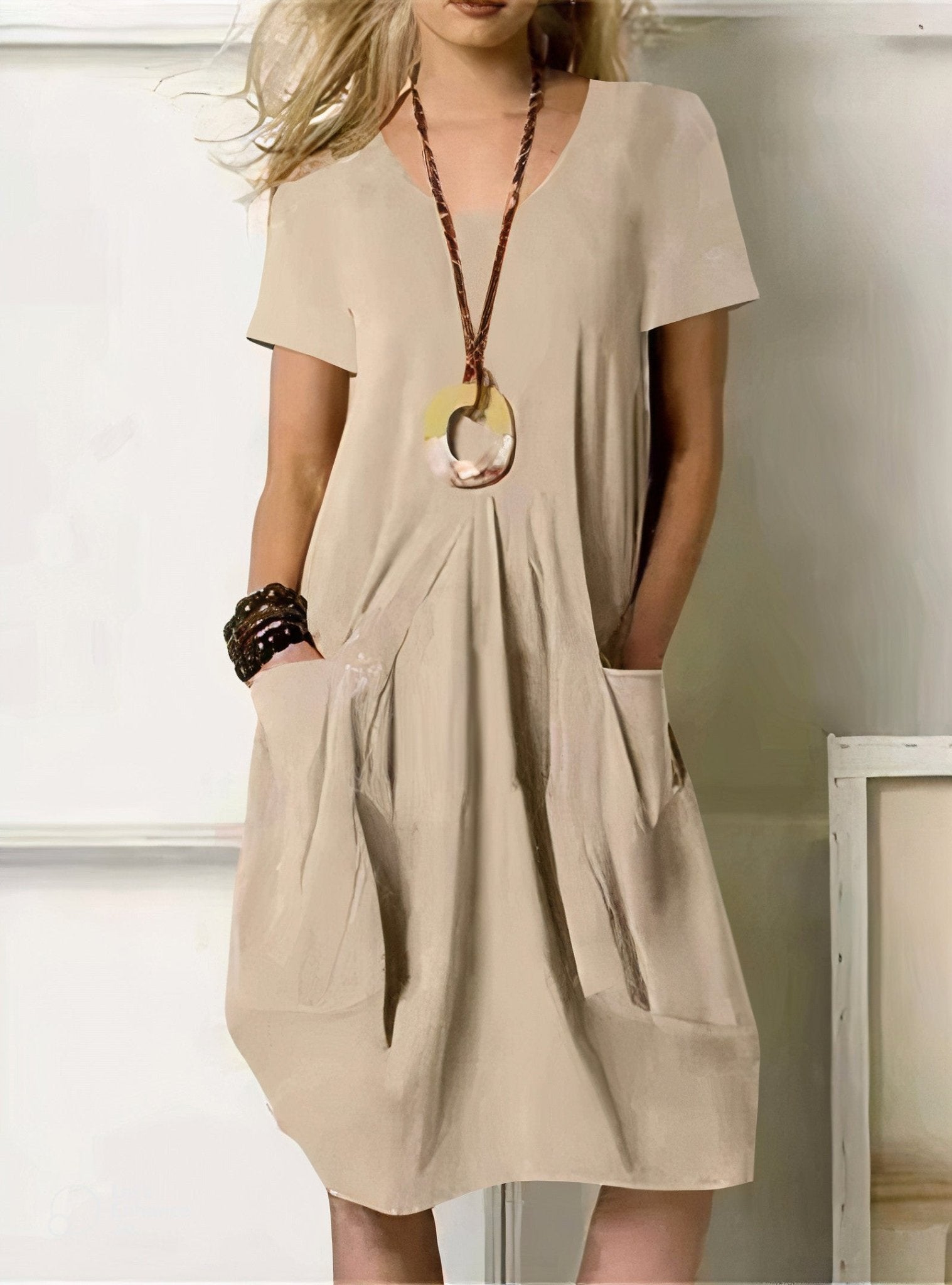 Oriane™ | Robe longue décontractée fluide
