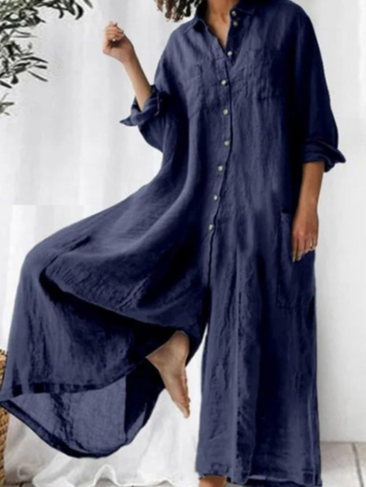 Combinaison pantalon Josephine à jambes larges
