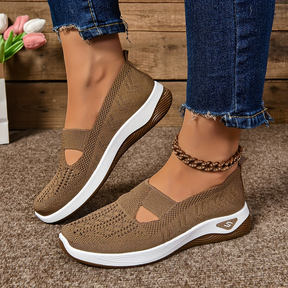 Chaussures orthopédiques antidérapantes + SEMELLES GRATUITES