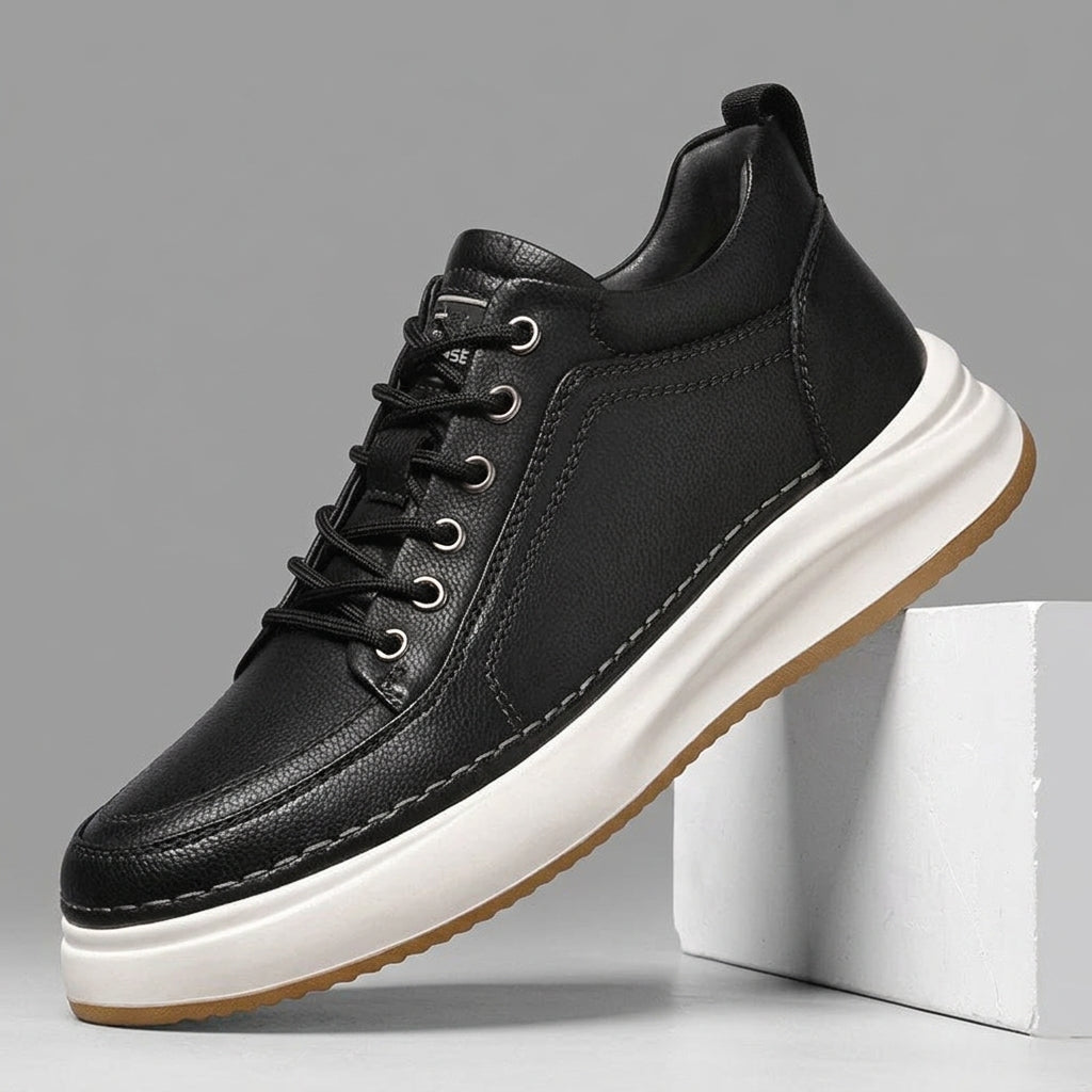Baskets Parker en cuir véritable