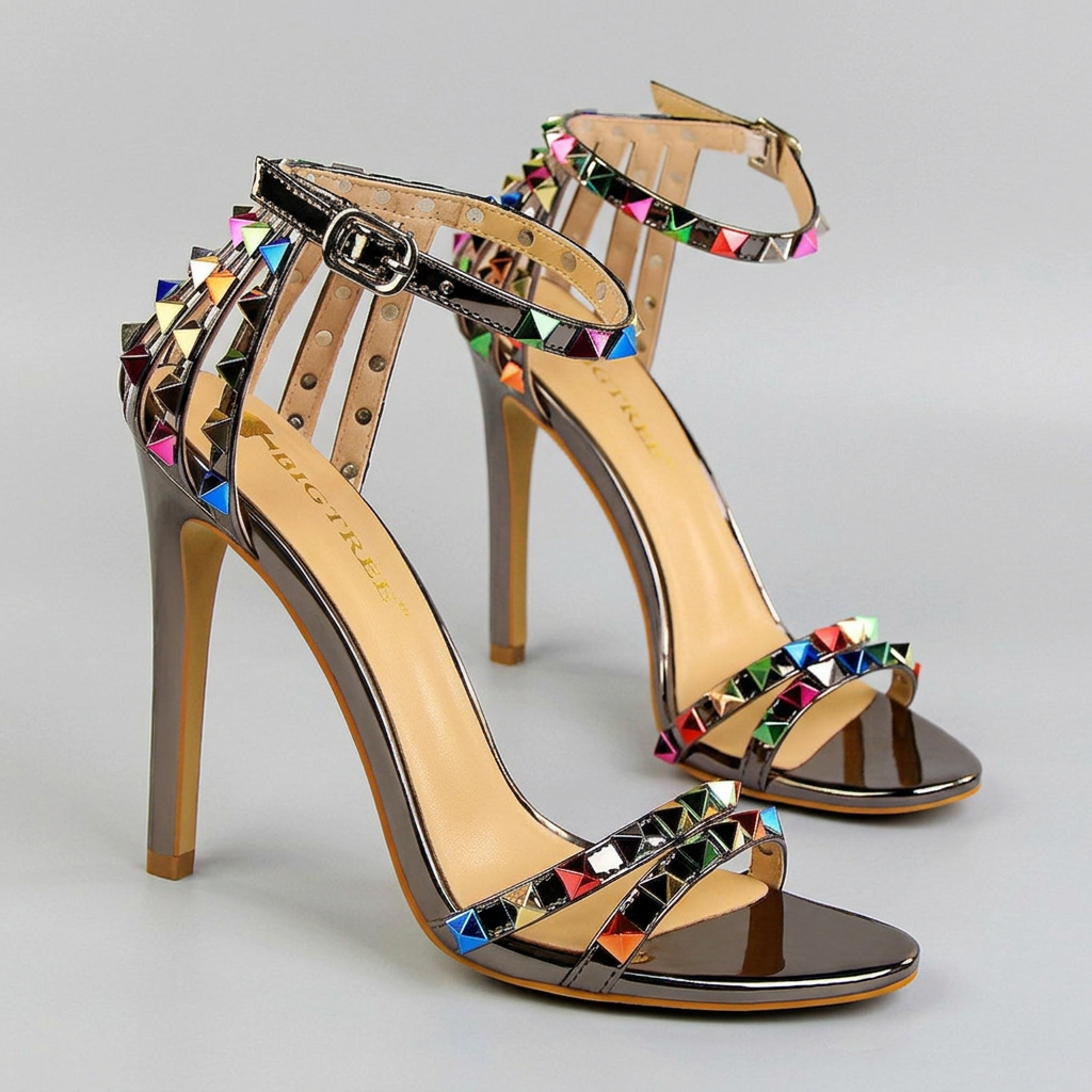Chaussures à talons Serena cloutées