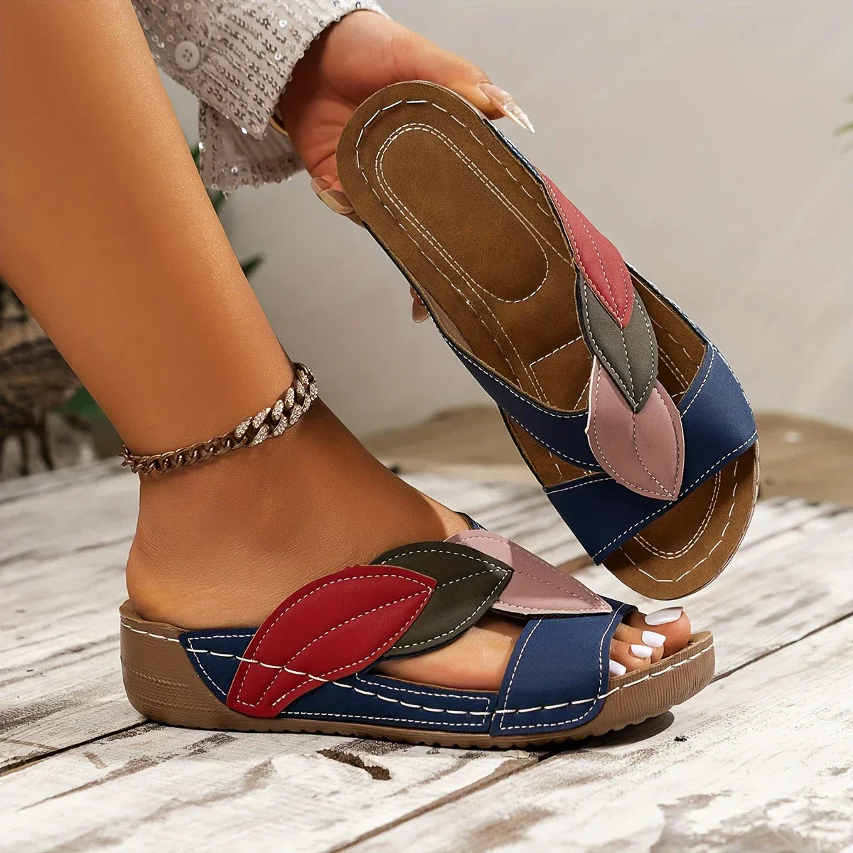 Sandales à enfiler