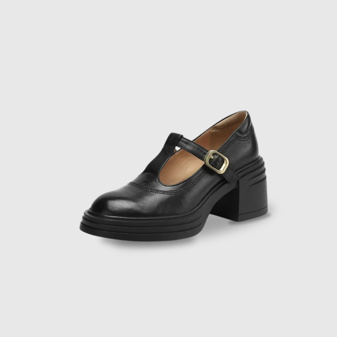 Escarpins à talons épais