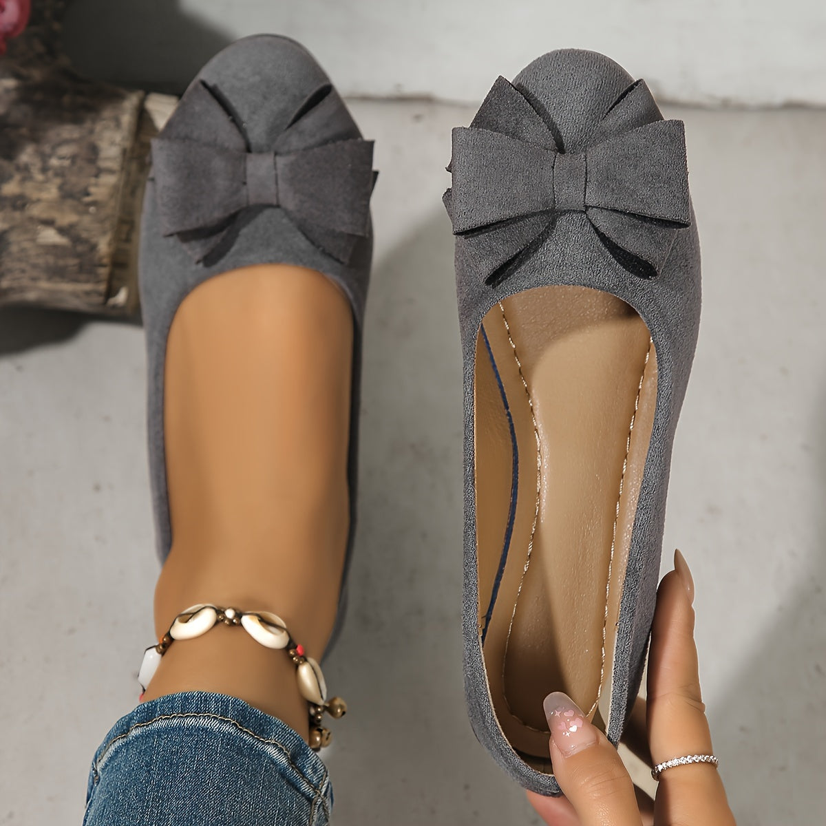 Ballerines Confort à Soutien Raffiné