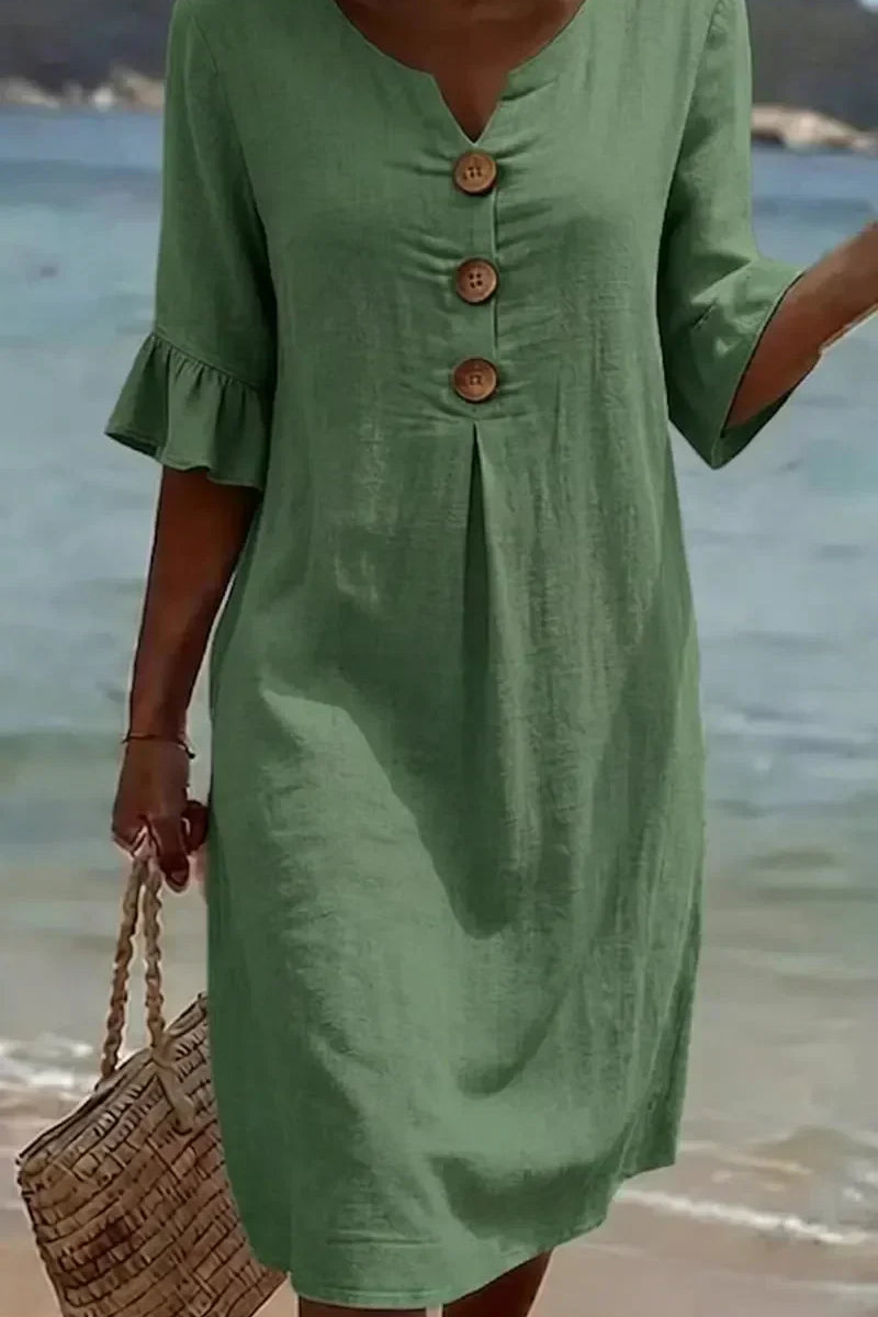 Radmila™ | Robe longue texturée à manches longues