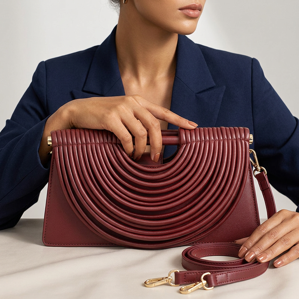 Pochette côtelée Estelle