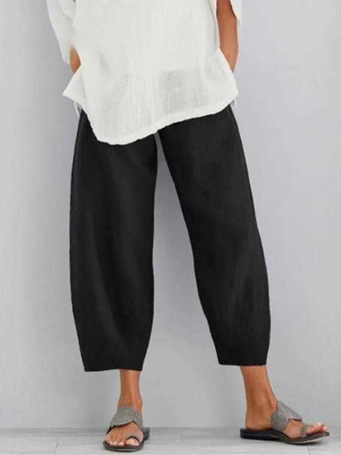 Margaret – Pantalon court décontracté