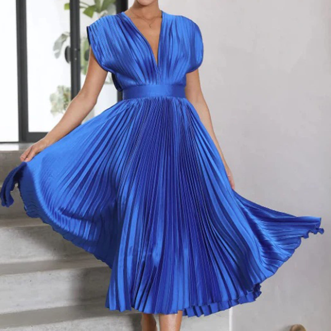 Stella & Grace™ | Robe midi plissée intemporelle