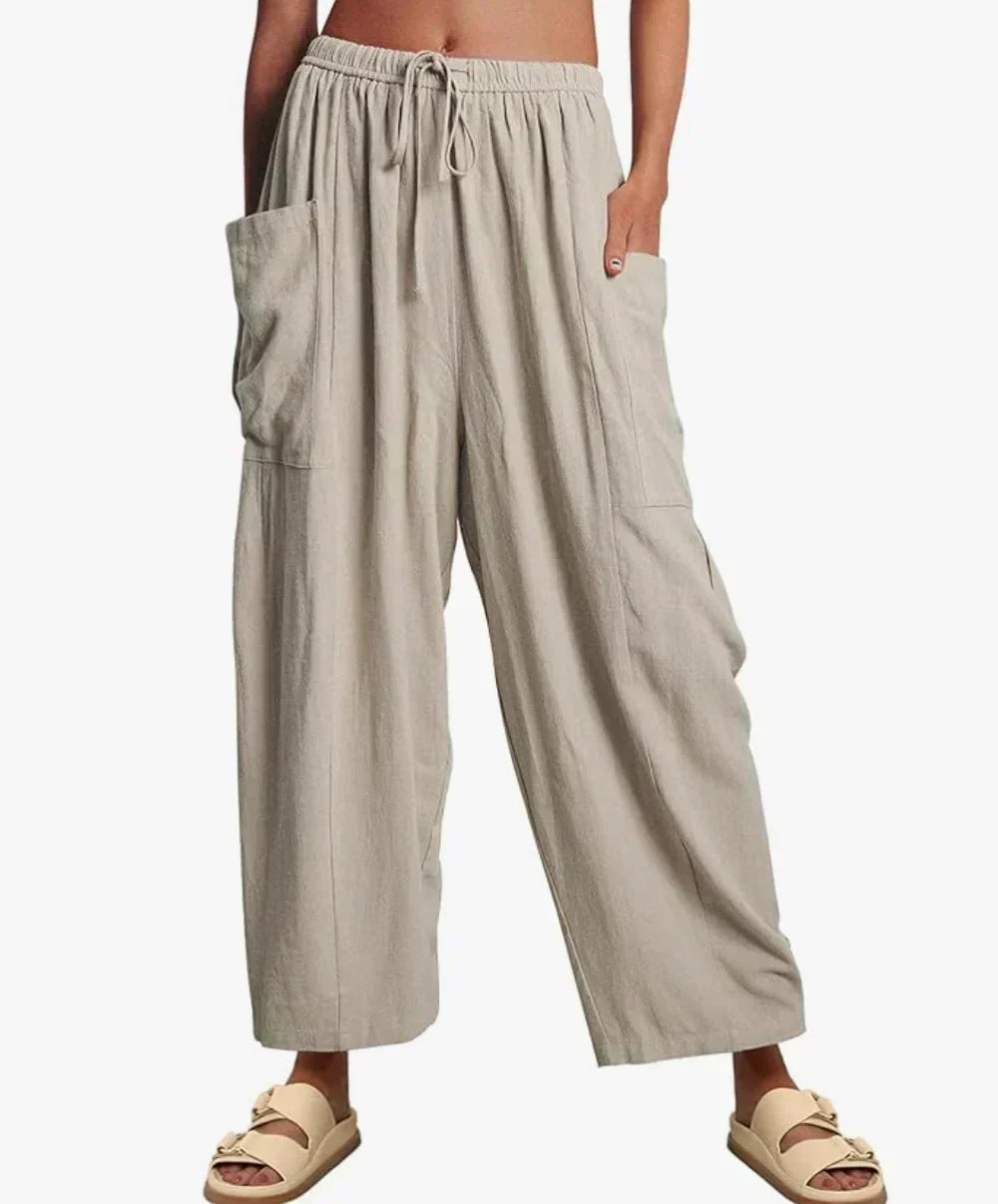 Barbara – Pantalon large décontracté