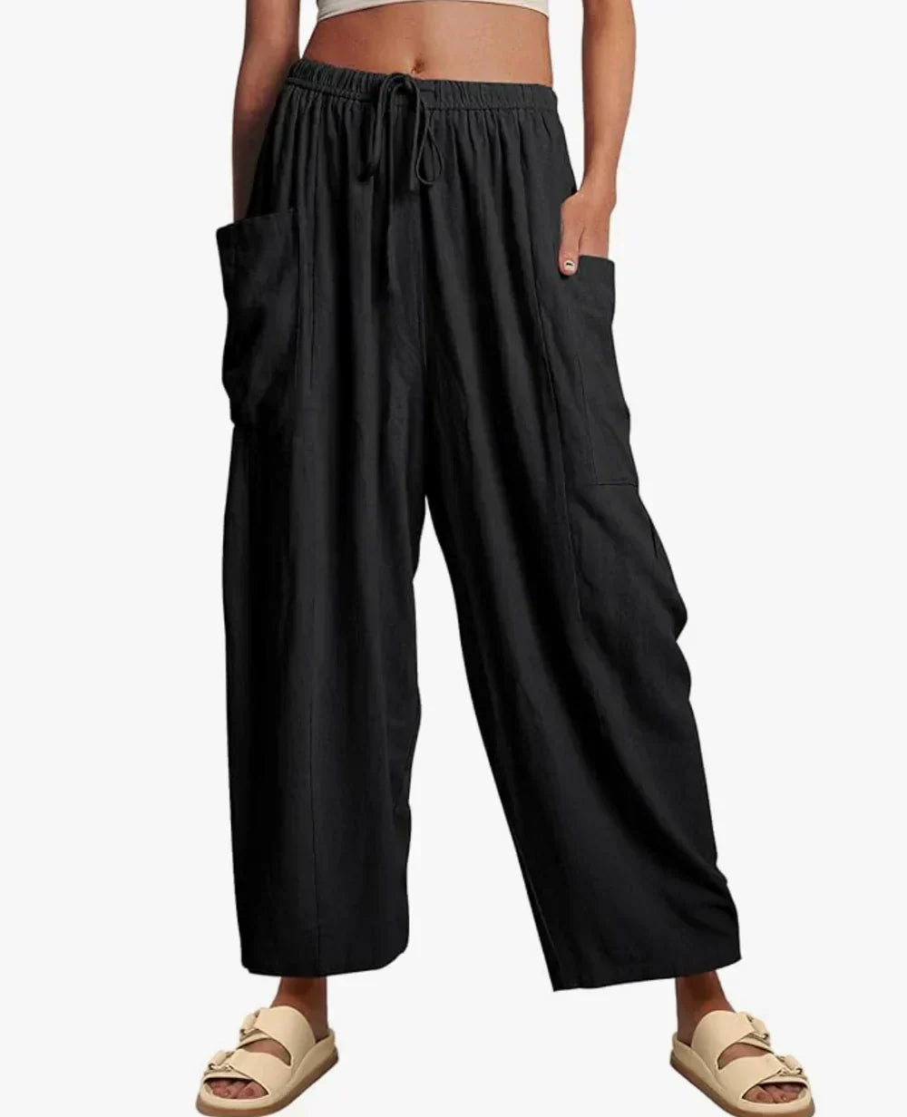 Barbara – Pantalon large décontracté