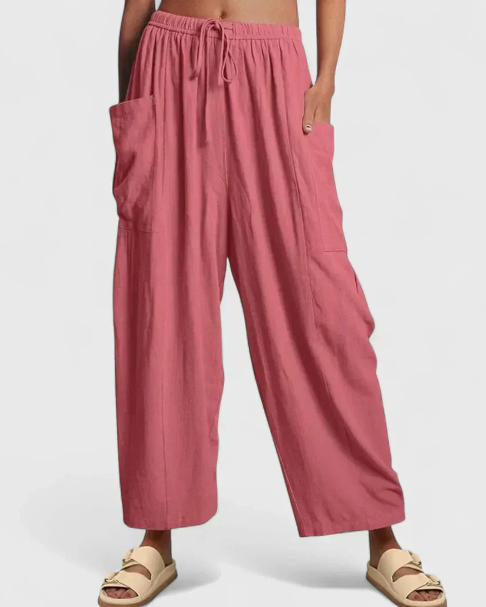 Barbara – Pantalon large décontracté