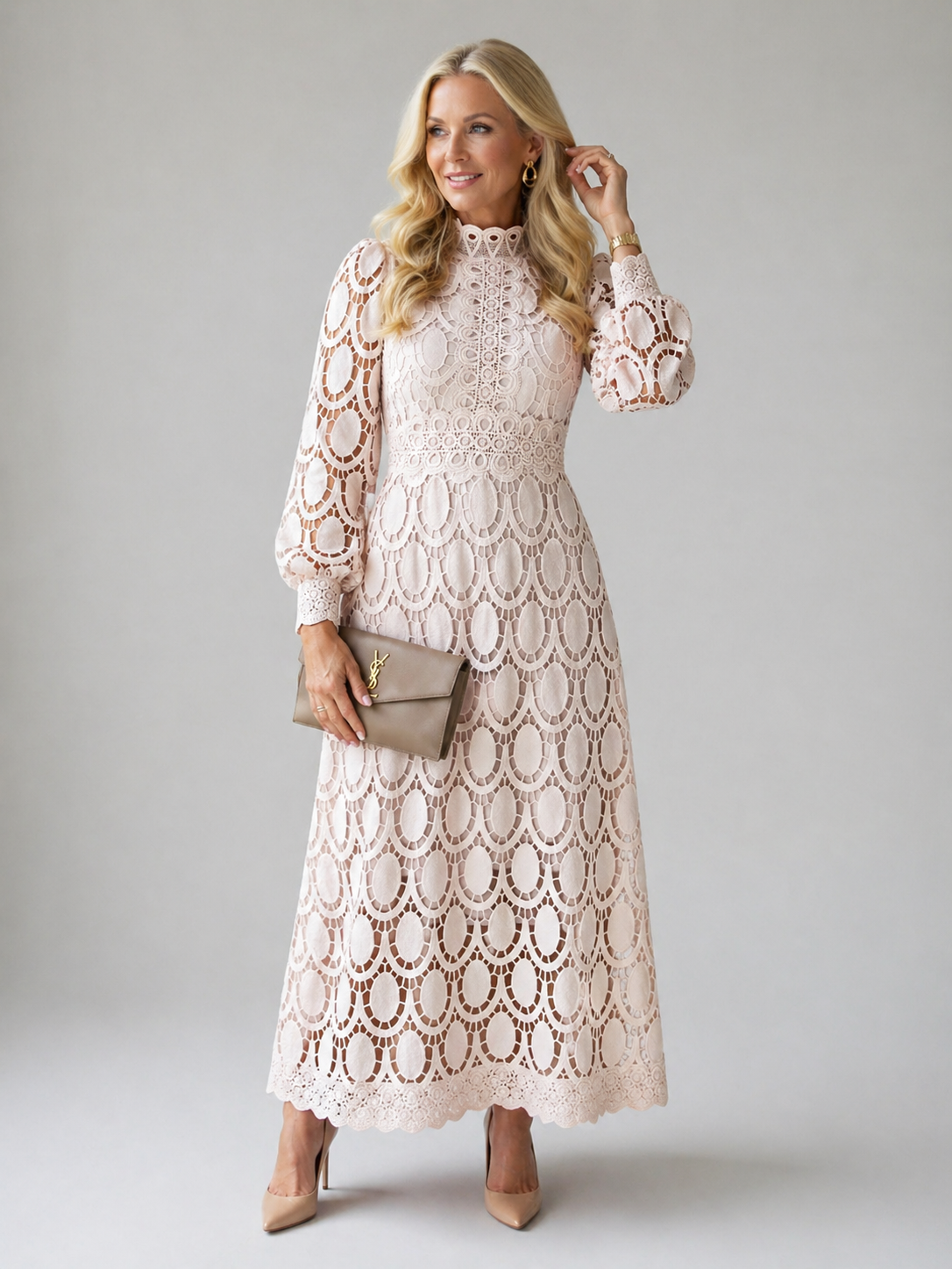 Stella & Grace™ | Robe midi en dentelle