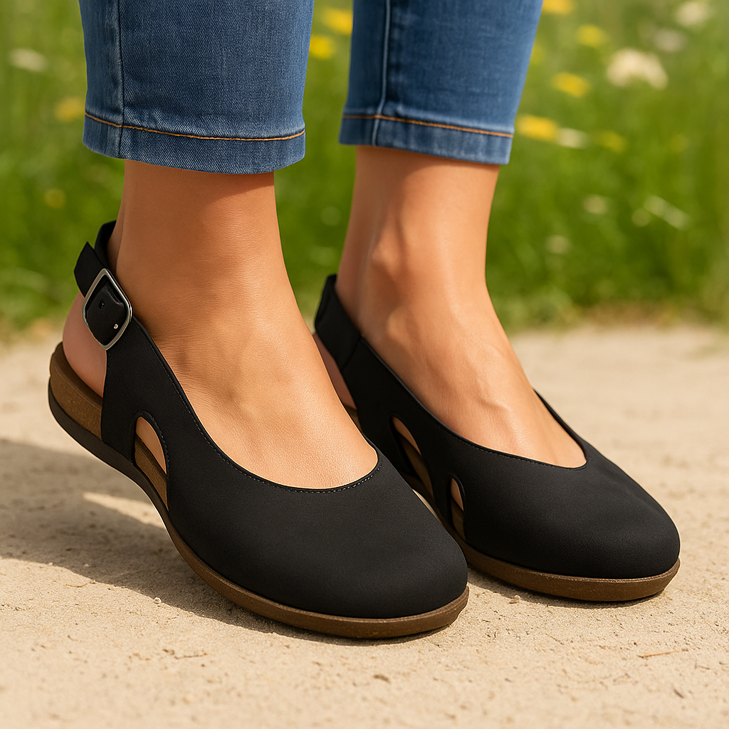 Sandale confortable avec amorti