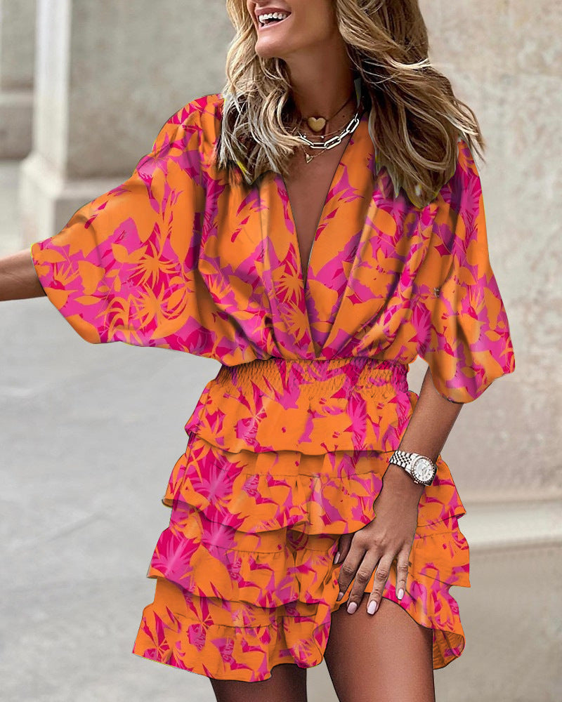 Zachi™ | Robe midi fleurie