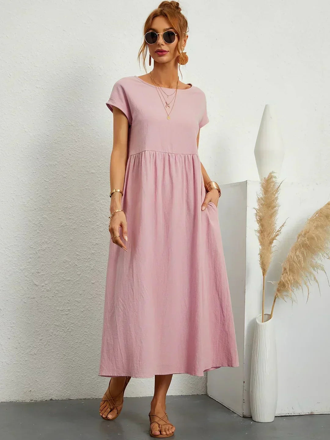 Ursina™ | Robe midi fluide