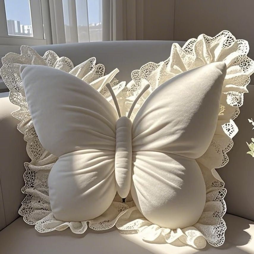 Coussin décoratif papillon