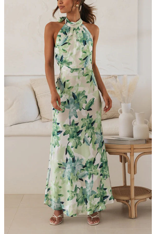 Cassidy | Robe longue fleurie et élégante