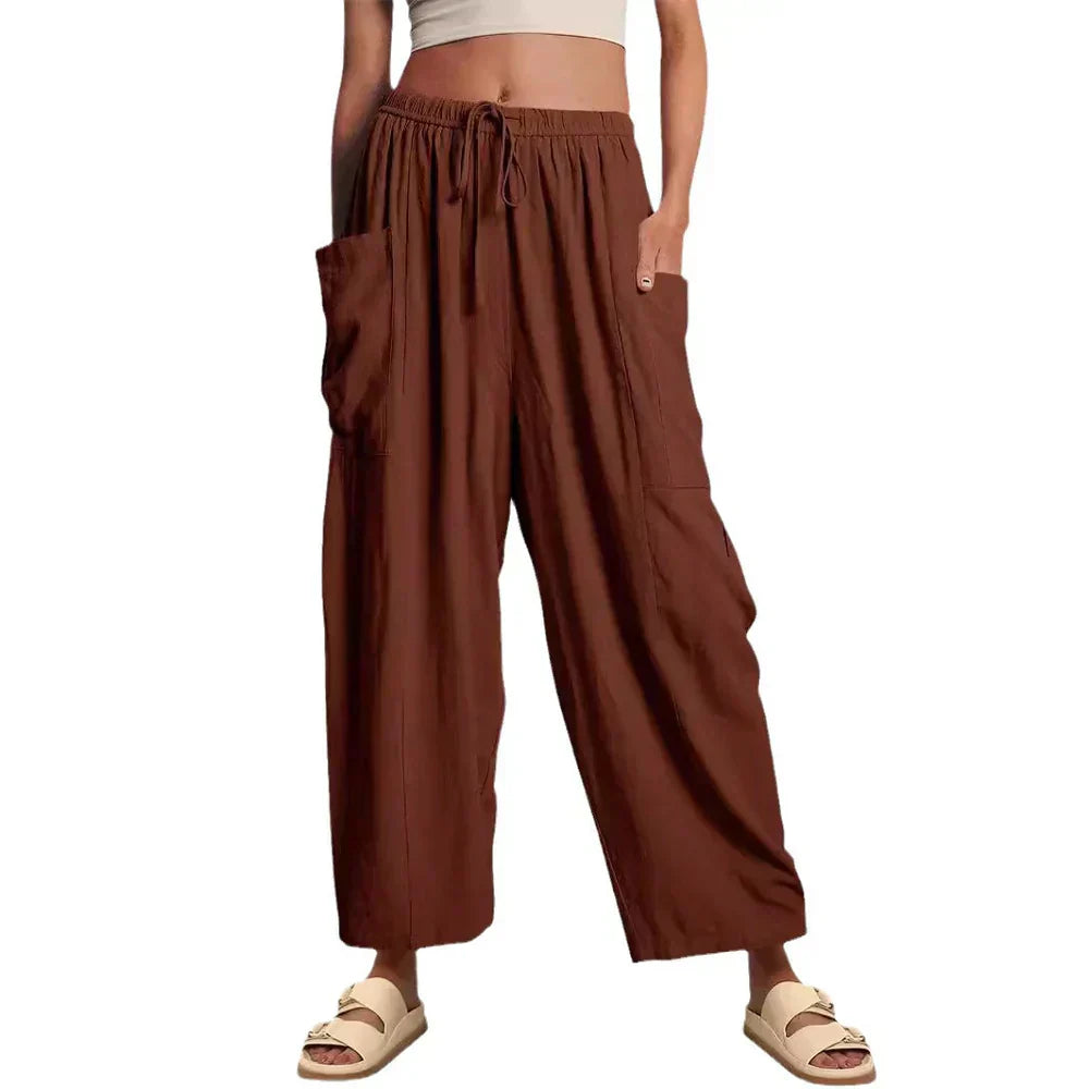 Barbara – Pantalon large décontracté