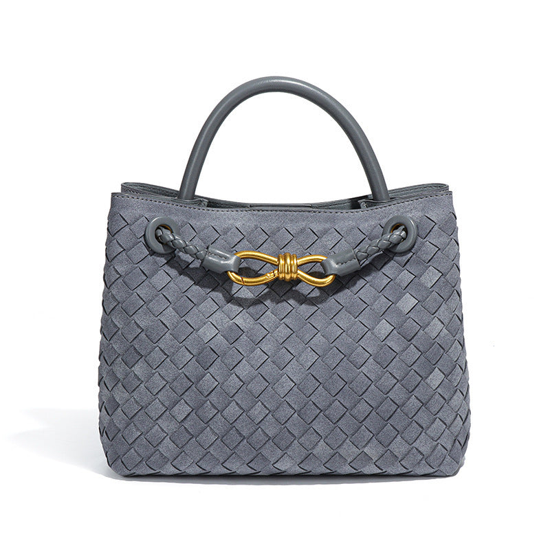 Sac à main Valentina en cuir suédé