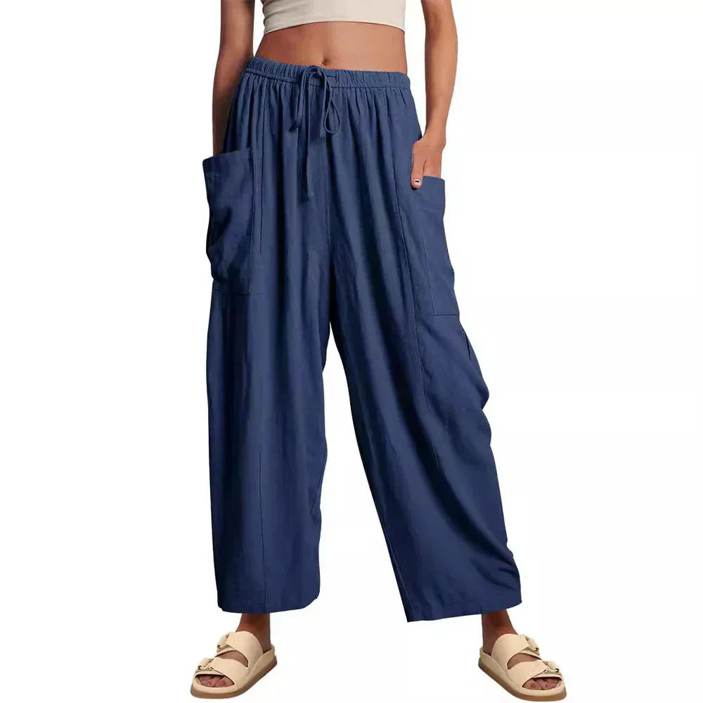 Barbara – Pantalon large décontracté