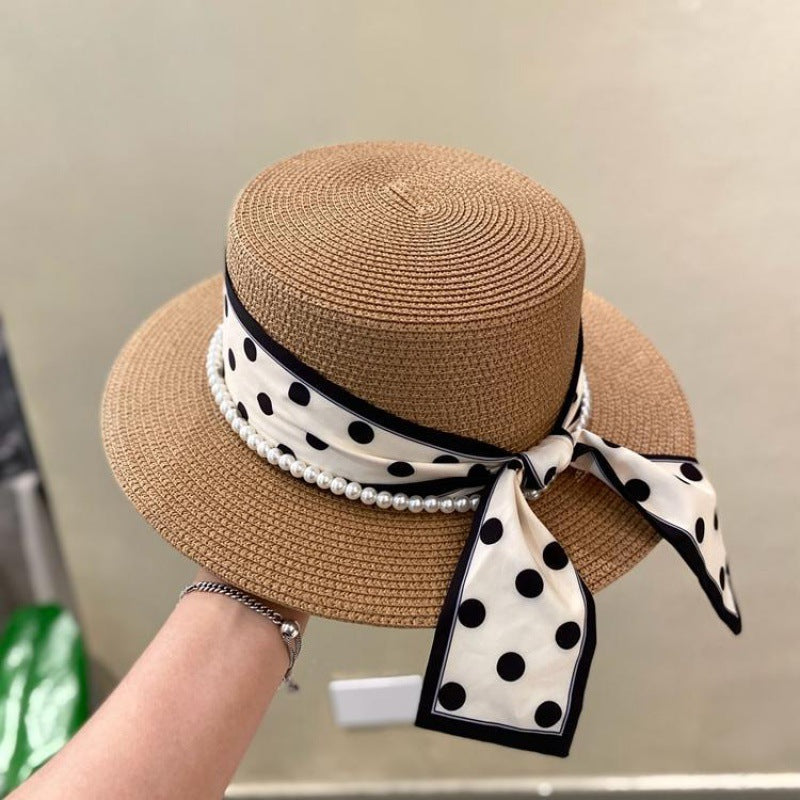 Canotier Perles et Pois