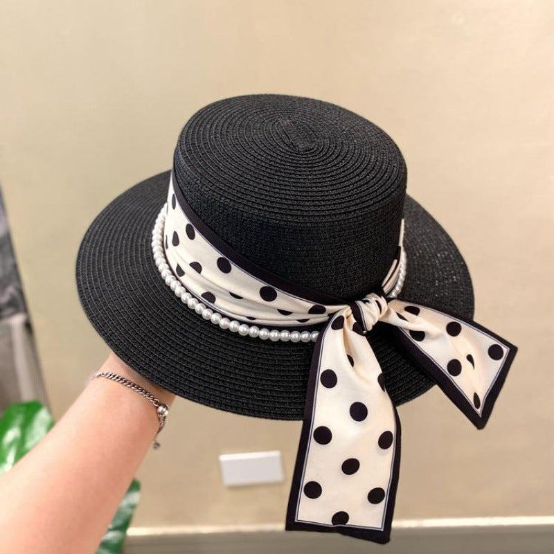 Canotier Perles et Pois