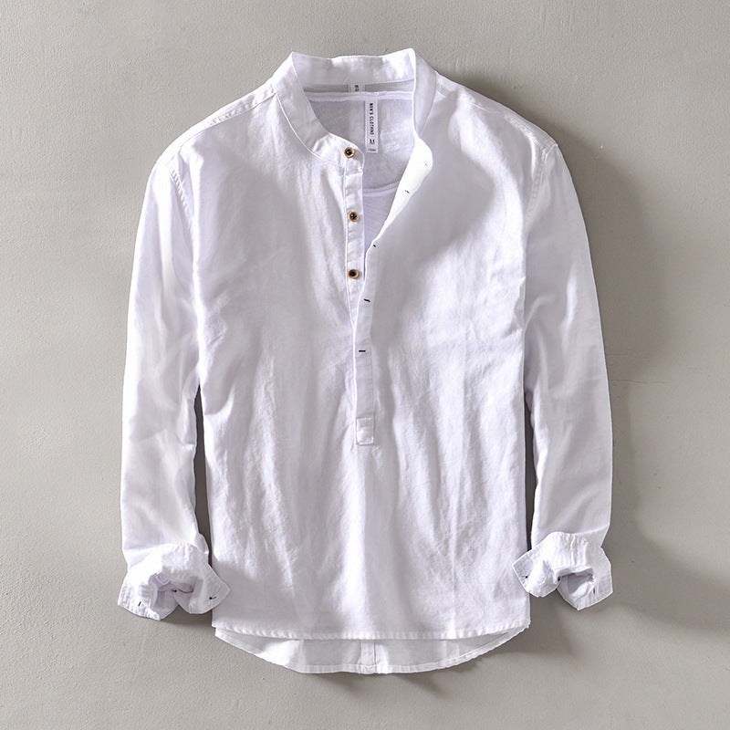 Chemise en lin Kyoto Henley