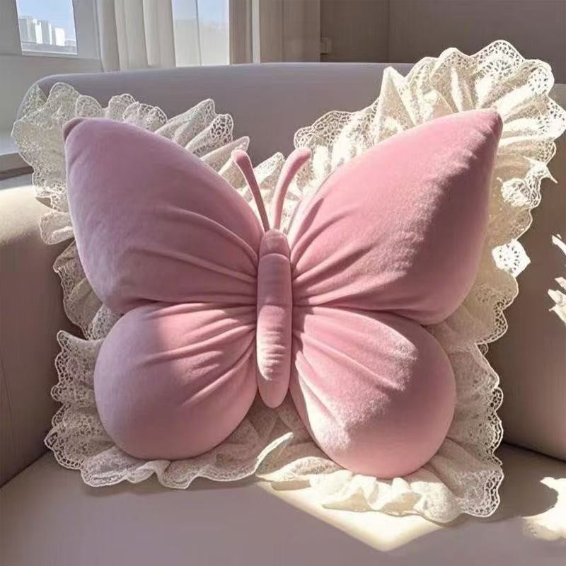 Coussin décoratif papillon