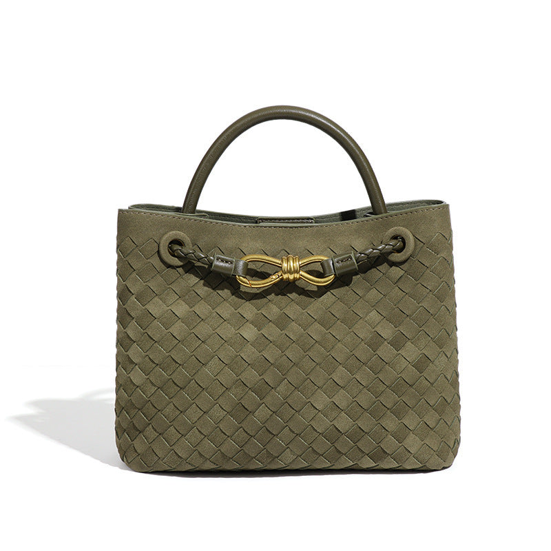 Sac à main Valentina en cuir suédé