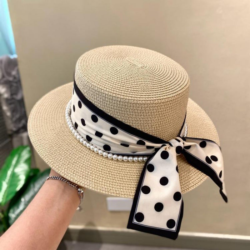 Canotier Perles et Pois