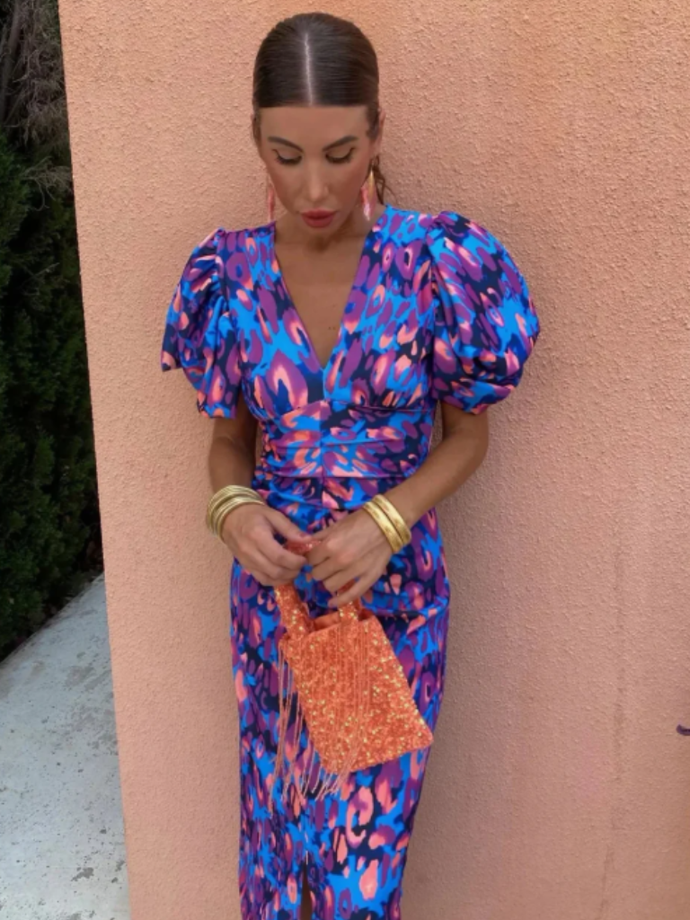 Stella & Grace™ | Robe midi plissée Vive
