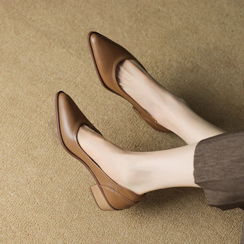Chaussures à talons moyens