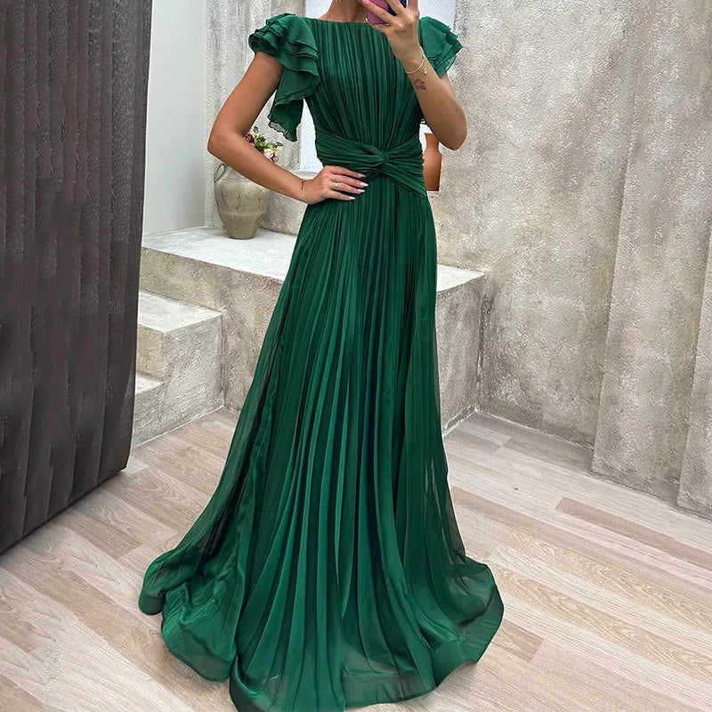 Abigail | Robe de soirée plissée