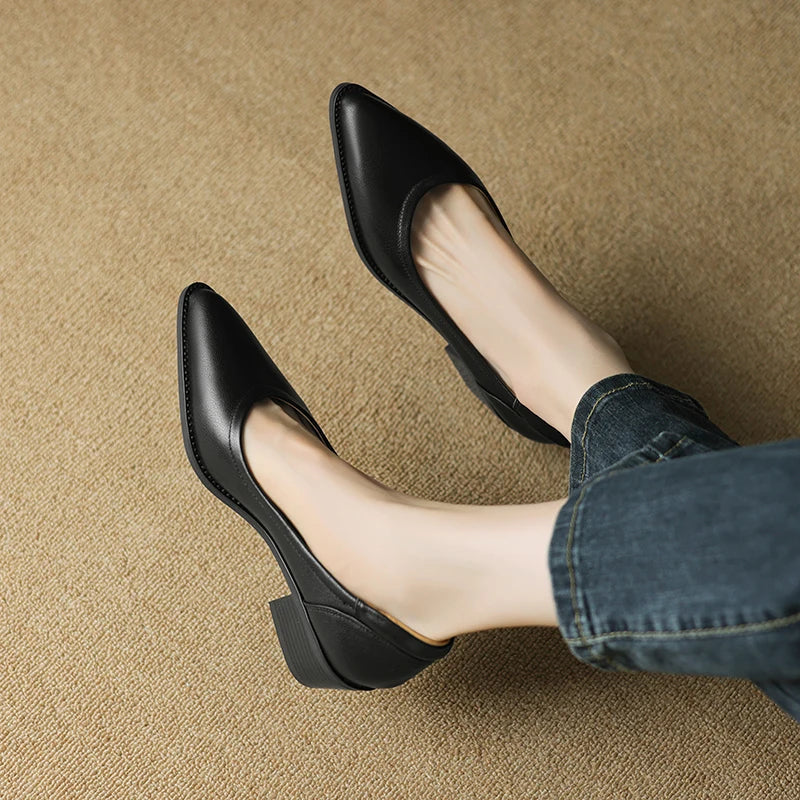 Chaussures à talons moyens