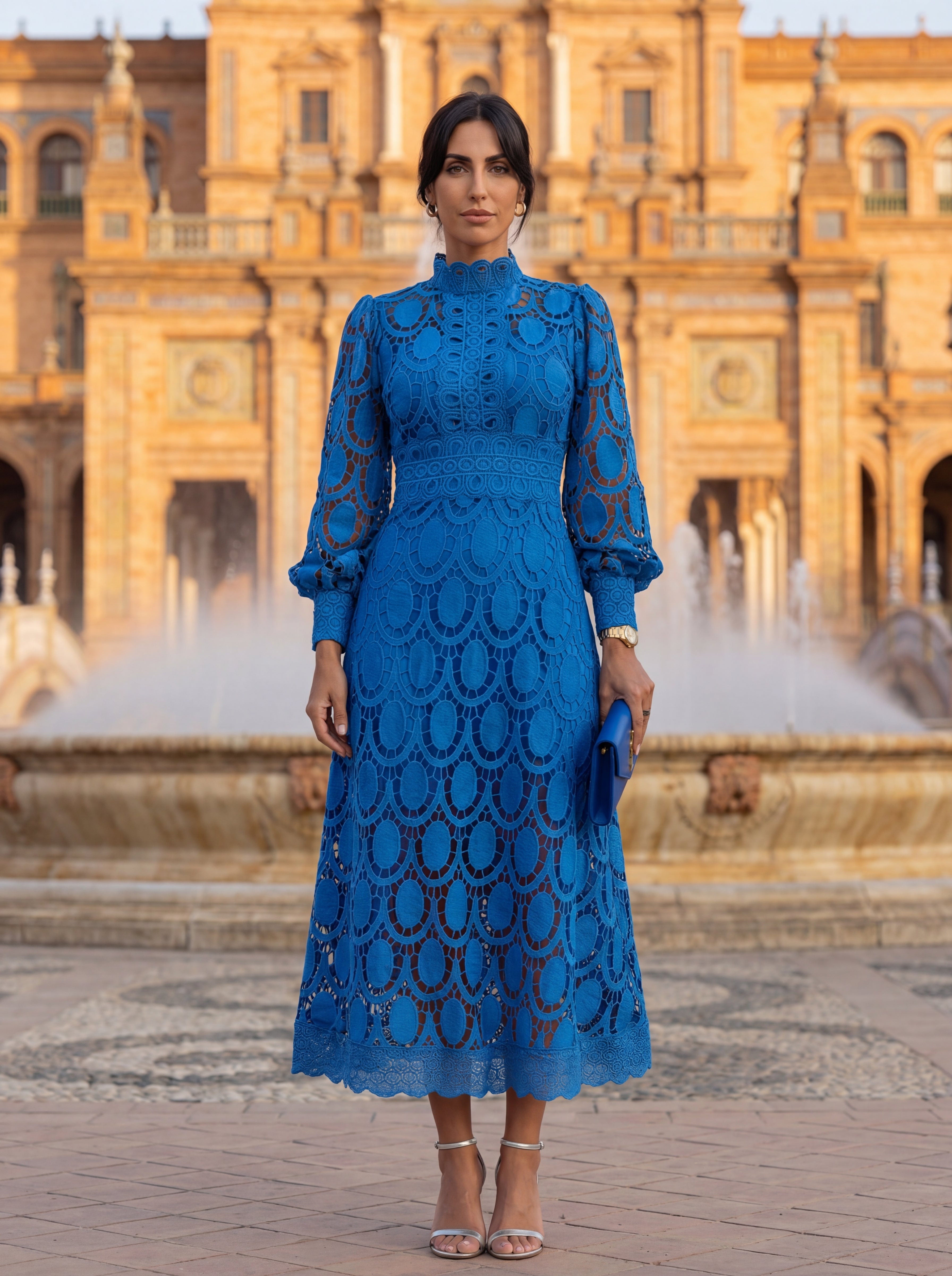 Carmona | Robe pull à col roulé et manches longues