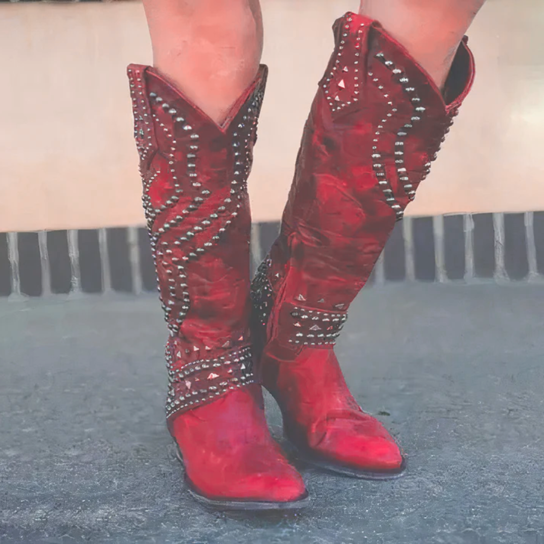 Bottes western hautes