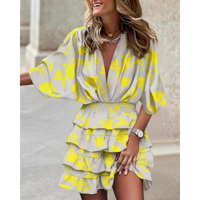 Zachi™ | Robe midi fleurie