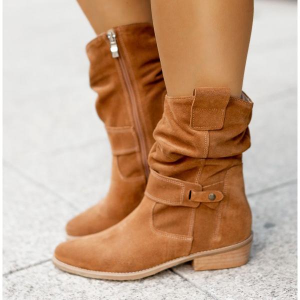 Bottes façon cuir